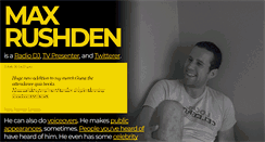 Desktop Screenshot of maxrushden.com