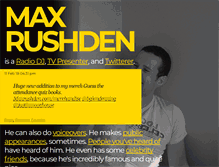 Tablet Screenshot of maxrushden.com